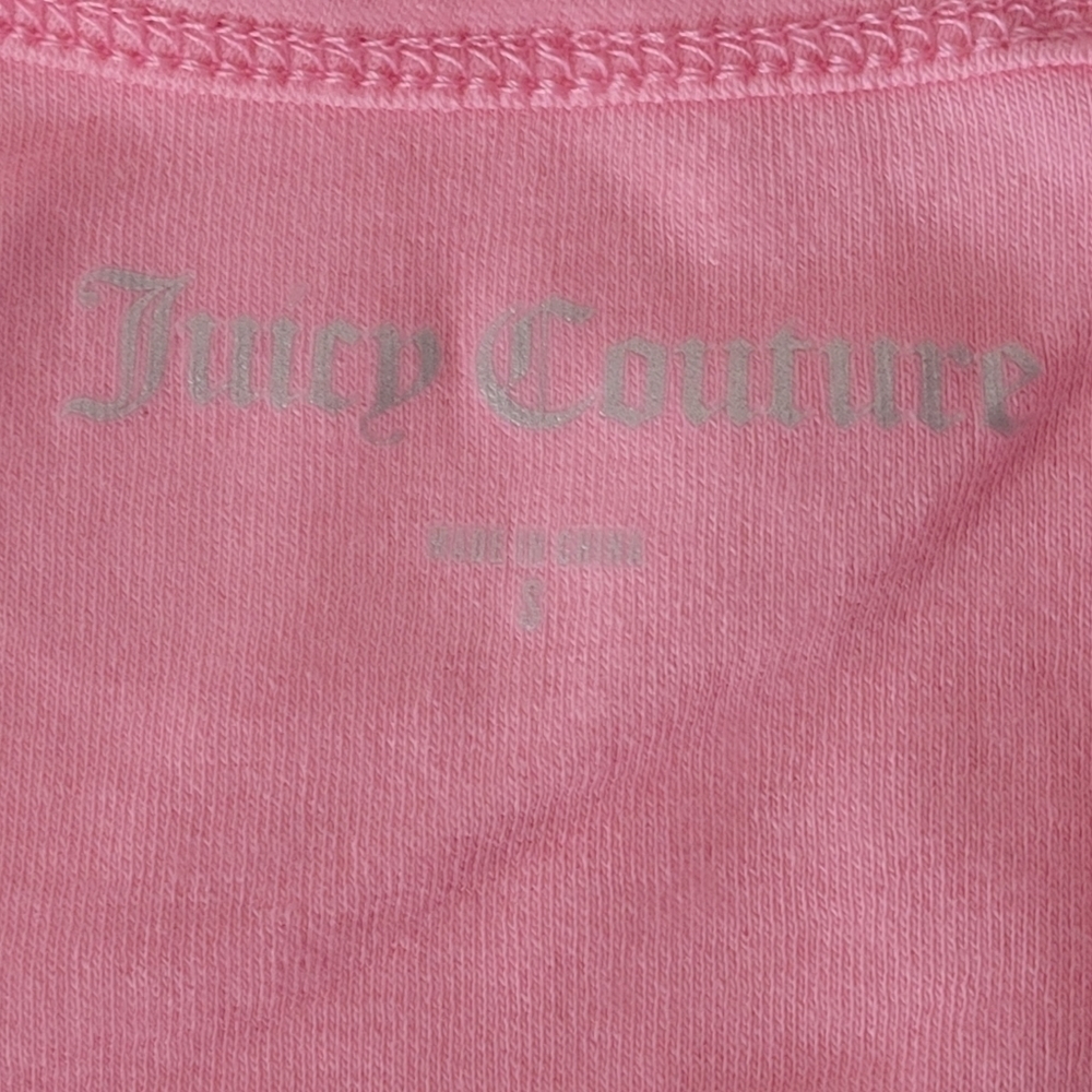 Juicy Couture Pink Ruched Sides Bling Sleeveless Bodycon Mini Dress - Picture 7 of 10